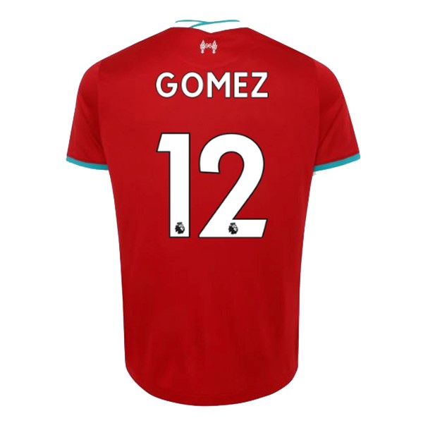 Camiseta Liverpool NO.12 Gomez Primera equipo 2020-2021 Rojo